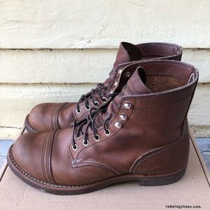 Redwing Iron Ranger men’s boot #8111 size 8.5us